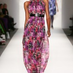 A model walks the runway wearing CZAR by Cesar Galindo Fall 2013 during Mercedes-Benz Fashion Week in New York on February 8, 2013