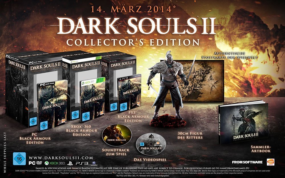 Gaming-News | Dark Souls II – Die Collector’s Edition bald auf Amazon erhältlich!