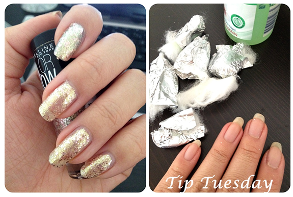 Tip Tuesday | How To Remove Glitter Polish